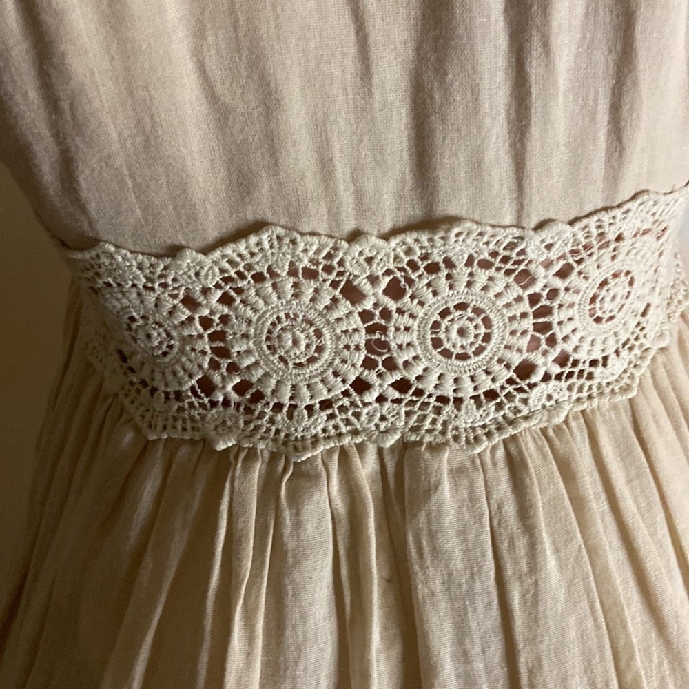 Chic Cream Halter Maxi Dress - Picture 8 of 8